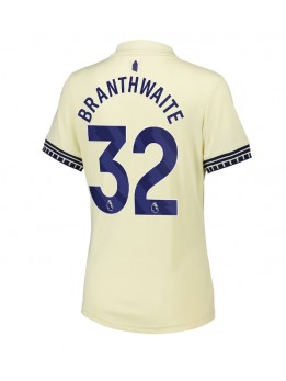 Billige Everton Jarrad Branthwaite #32 Bortedrakt Dame 2025-26 Kortermet